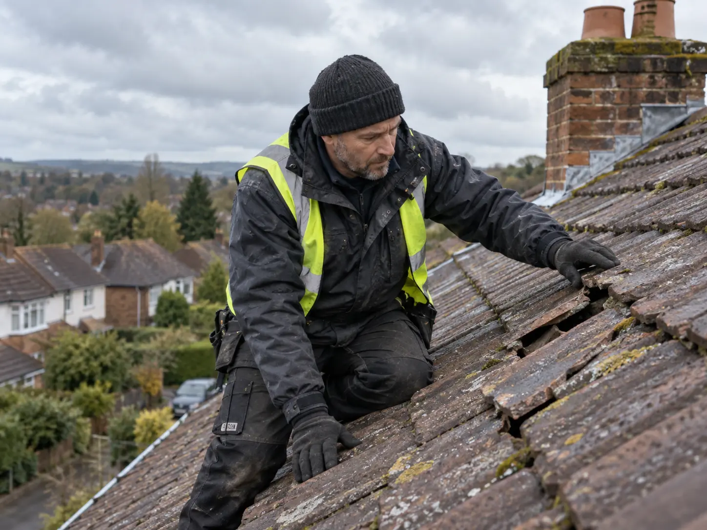Roof Repairs carried out by a roofing contractor